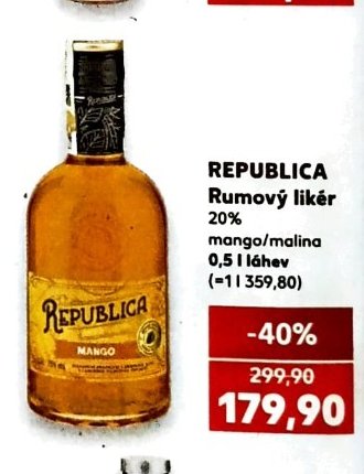 REPUBLICA Rumový likér