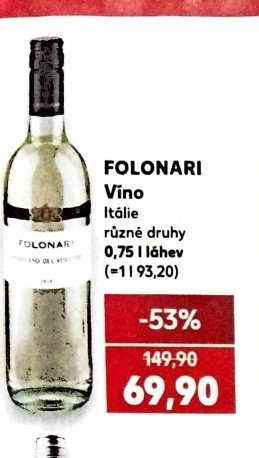 FOLONARI Víno