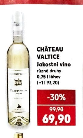 CHÂTEAU VALTICE Jakostní víno