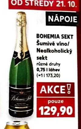 BOHEMIA SEKT Šumivé víno / Nealkoholický sekt