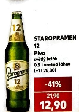 STAROPRAMEN 12 Pivo