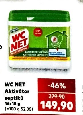 WC NET Aktivátor septiků