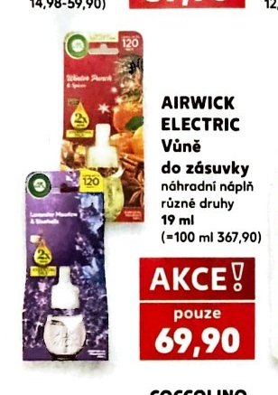 AIRWICK ELECTRIC Vůně do zásuvky náhradní náplň