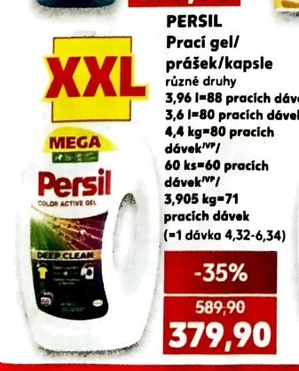 PERSIL Prací gel/prášek/kapsle