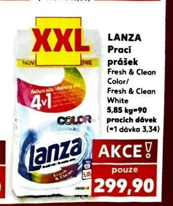 LANZA Prací prášek