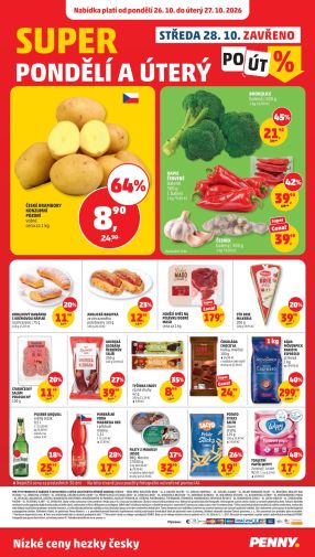 aktuální leták Penny Market 21.10.2026-27.10.2026