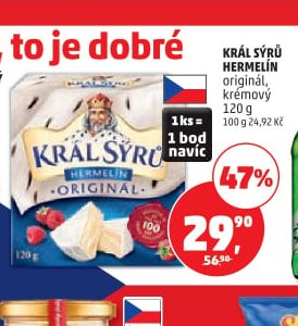 Král sýrů Hermelín