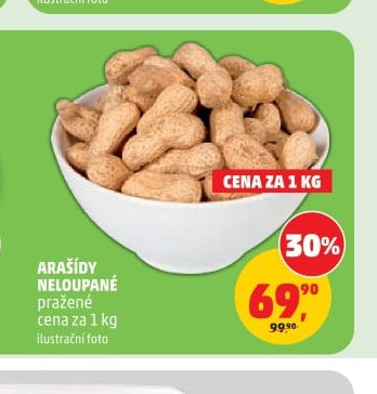 Arašídy neloupané