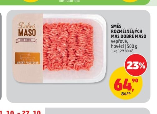 Směs rozmletých mas Dobré maso