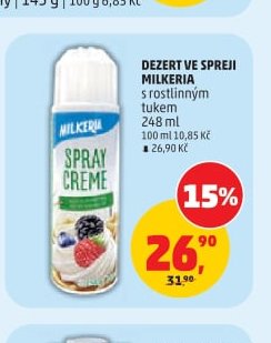 DEZERT VE SPREJI MILKERIA