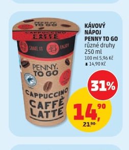 KÁVOVÝ NÁPOJ PENNY TO GO