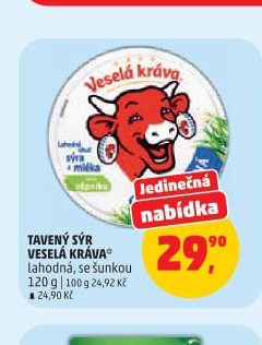 Tavený sýr Veselá kráva