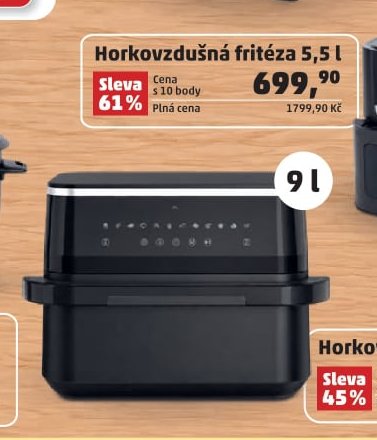 Horkovzdušná fritéza 5,5 l