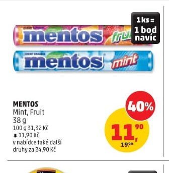Mentos Mint, Fruit