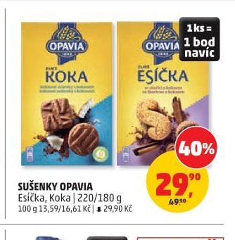 Sušenky Opavia