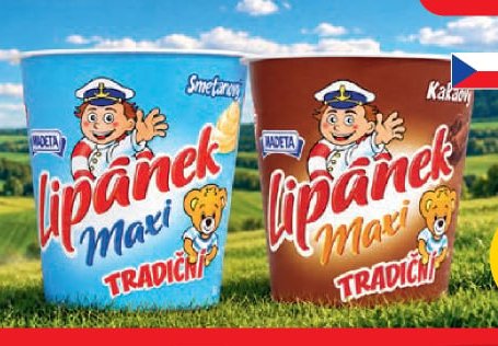 Tvarohový krém Lipánek Maxi Madeta