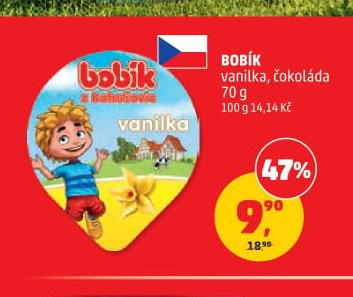 Bobík vanilka, čokoláda