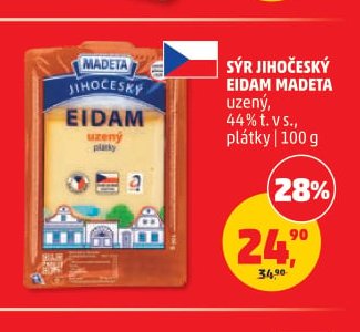 Sýr Jihočeský Eidam Madeta
