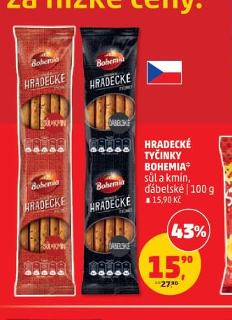 Hradecké tyčinky Bohemia