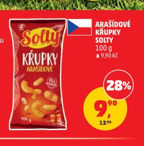 Arašídové křupky Solty