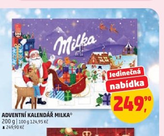ADVENTNÍ KALENDÁŘ MILKA 90 g