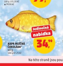 KAPR MLÉČNÁ ČOKOLÁDA 40 g