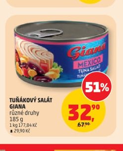 Tuňákový salát Giana