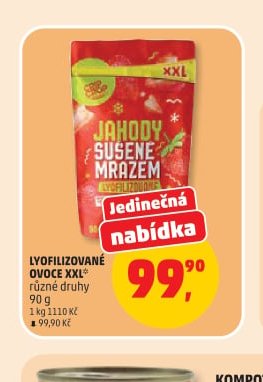 Lyofilizované ovoce XXL