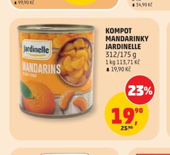 Kompot mandarinky Jardinelle