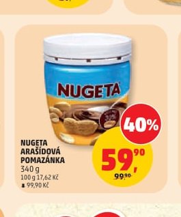 Nugeta arašídová pomazánka