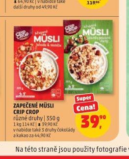 Zapečené müsli Crip Crop