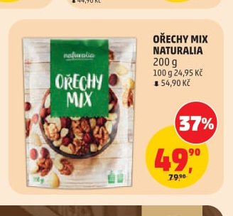 OŘECHY MIX NATURALIA 200 g