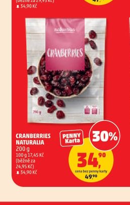 CRANBERRIES NATURALIA 200 g