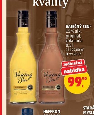 VAJEČNÝ SEN originál, čokoláda 0,5 l
