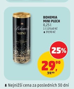 Bohemia Mini plech 0,25 l