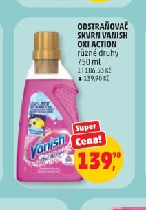 Odstraňovač skvrn Vanish Oxi Action