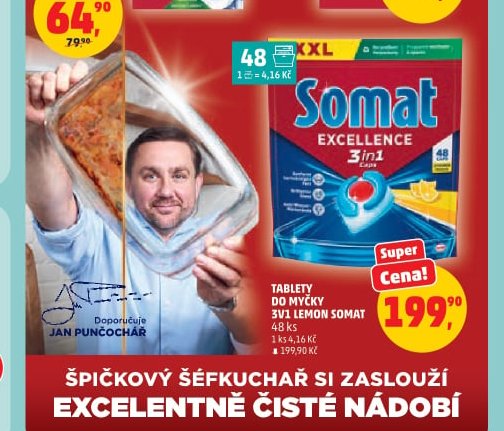 Tablety do myčky 3v1 Lemon Somat