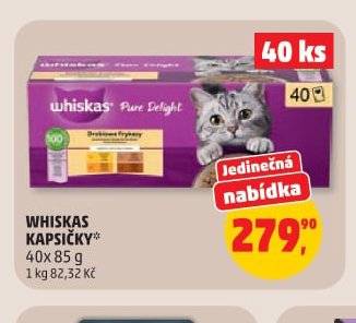 Whiskas kapsičky 40x 85 g