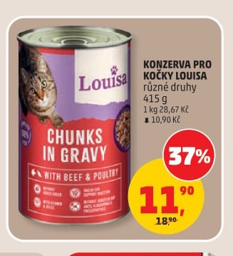 Konzerva pro kočky Louisa 415 g