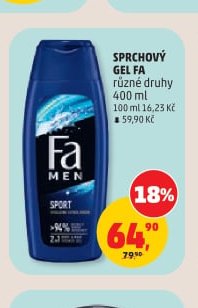 Sprchový gel Fa 400 ml