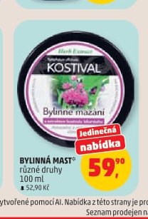 Bylinná mast Kostival 100 ml