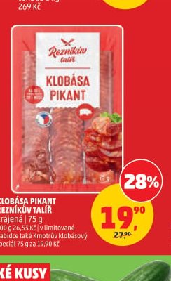 Klobása pikant
