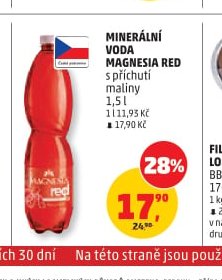 MINERÁLNÍ VODA MAGNESIA RED