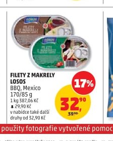 FILETY Z MAKRELY LOSOS