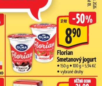 Florian Smetanový jogurt