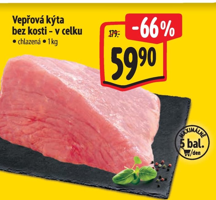 Vepřová kýta bez kosti