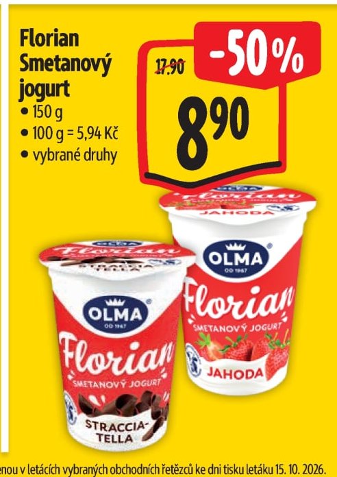 Florian Smetanový jogurt