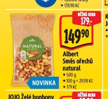 Albert Směs ořechů natural