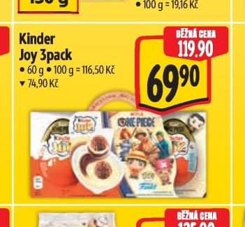 Kinder Joy 3pack
