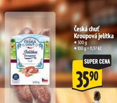 Česká chuť Kroupová jelítka